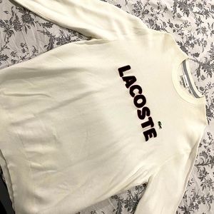 Men’s sweater LACOSTE white